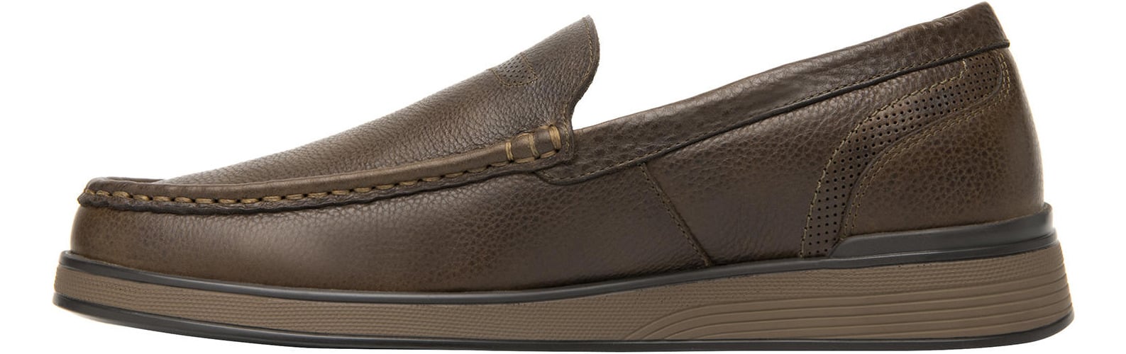MOCASINES HOMBRE FLEXI CUERO CAFE JUKO - 3