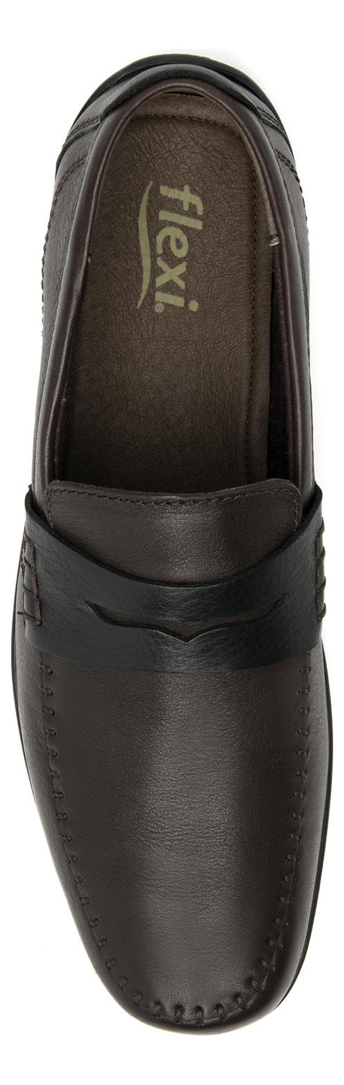 MOCASINES HOMBRE FLEXI CUERO COS CAFÉ OSC - 6