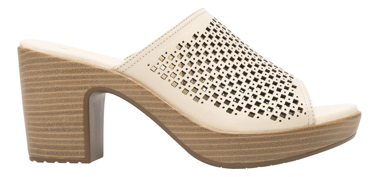 SANDALIAS MUJER FLEXI CUERO BEIGE LORY