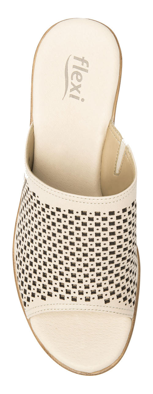 SANDALIAS MUJER FLEXI CUERO BEIGE LORY - 5