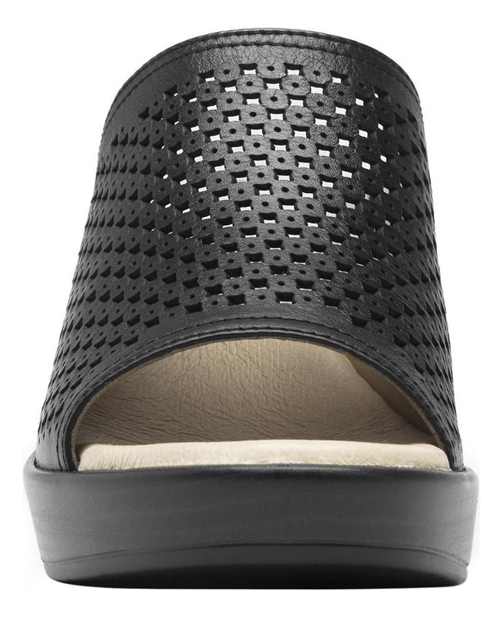 SANDALIAS MUJER FLEXI CUERO NEGRO LORY - 7