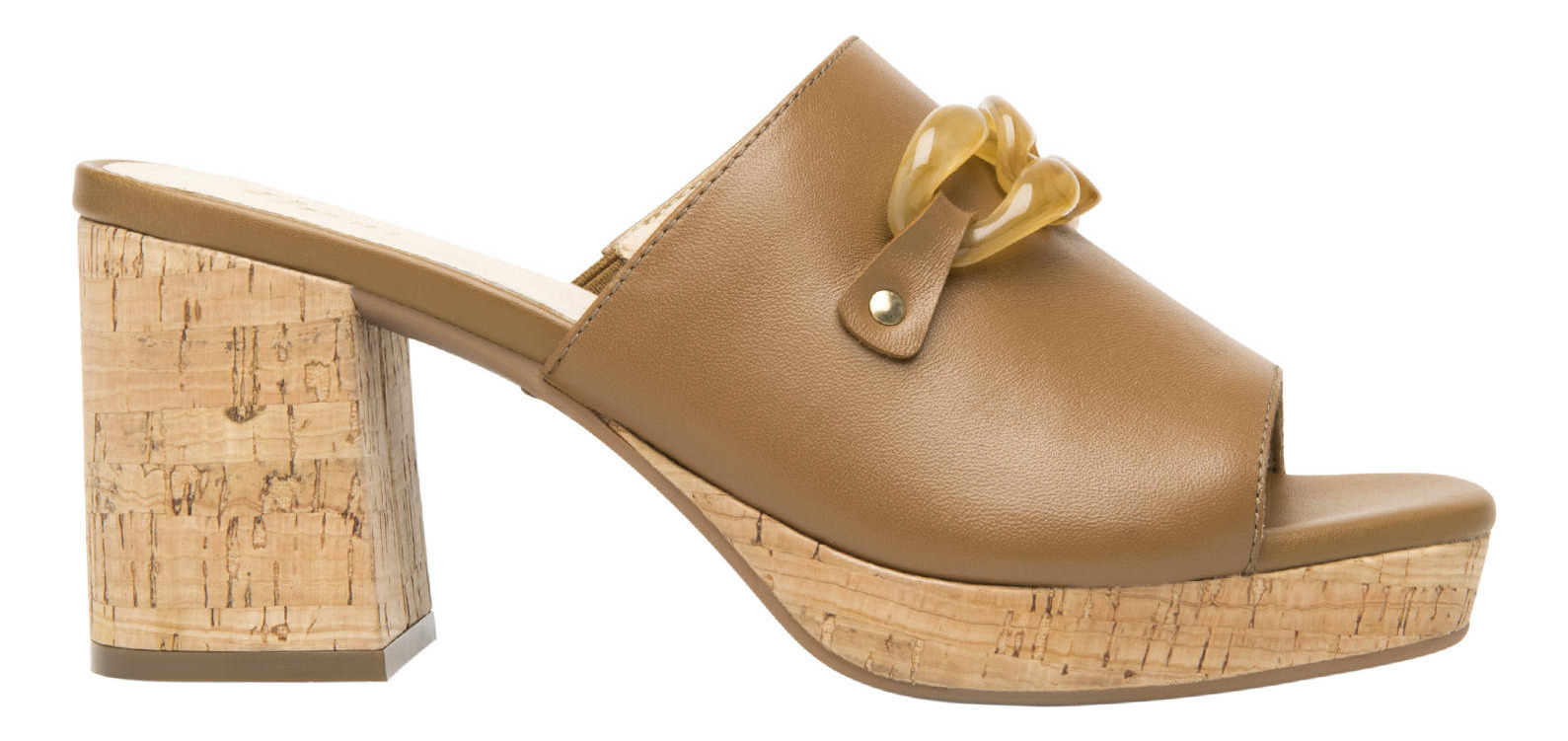 SANDALIAS MUJER FLEXI CUERO KADEISHA CAFÉ - 1