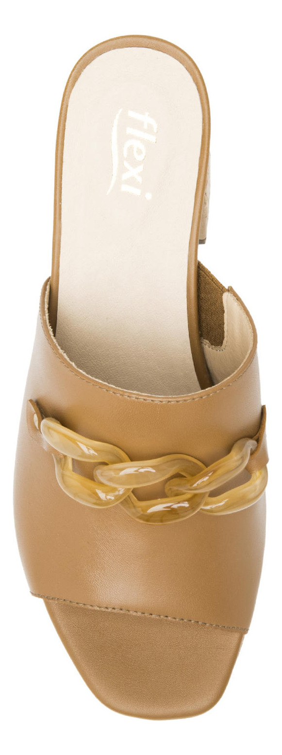 SANDALIAS MUJER FLEXI CUERO KADEISHA CAFÉ - 3