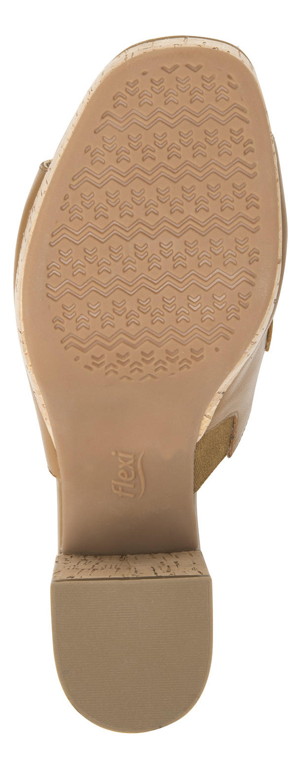 SANDALIAS MUJER FLEXI CUERO KADEISHA CAFÉ - 5