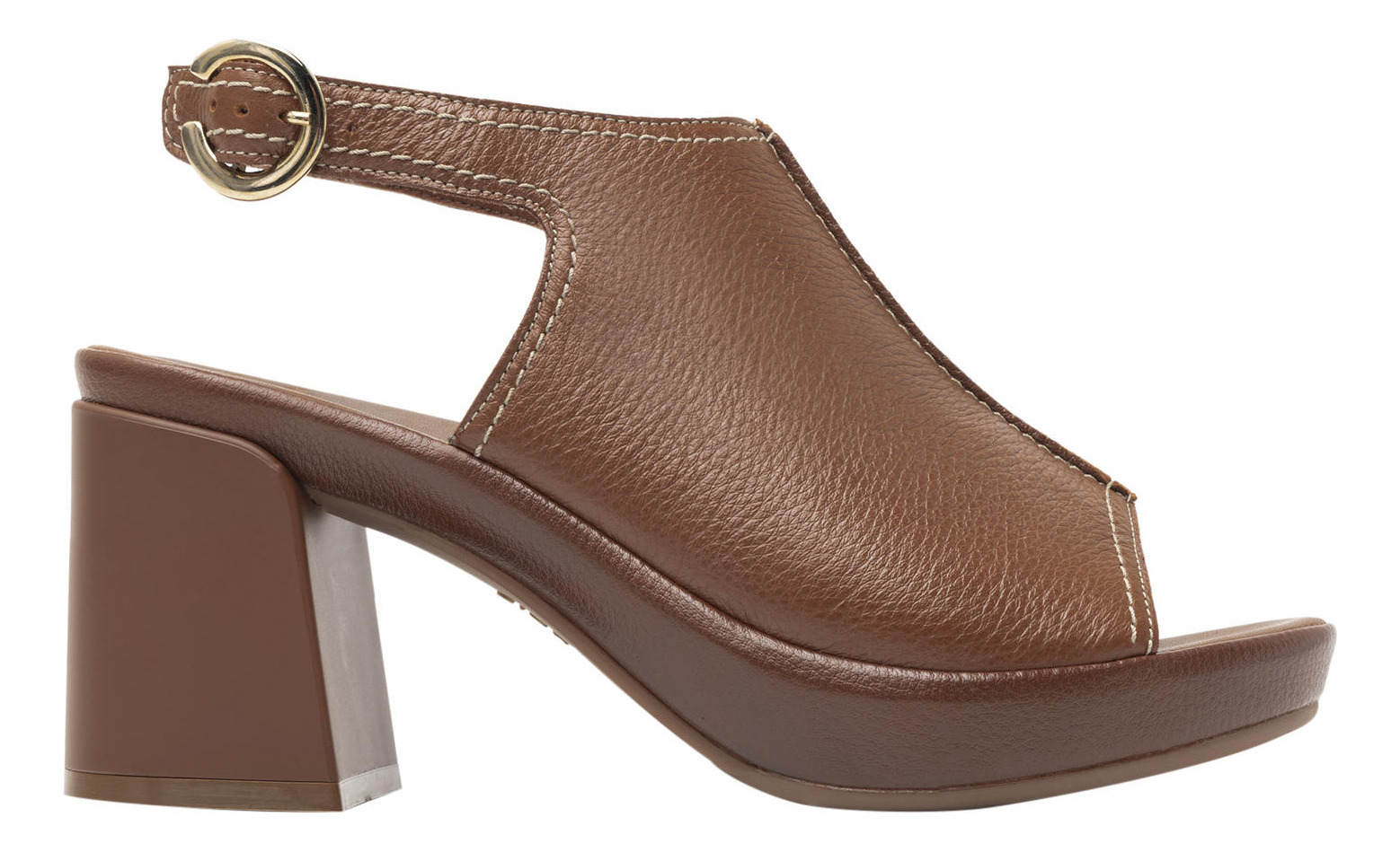 SANDALIAS MUJER FLEXI CUERO 122703 CAFÉ BIRGIT - 1