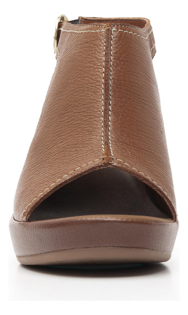 SANDALIAS MUJER FLEXI CUERO 122703 CAFÉ BIRGIT - 6