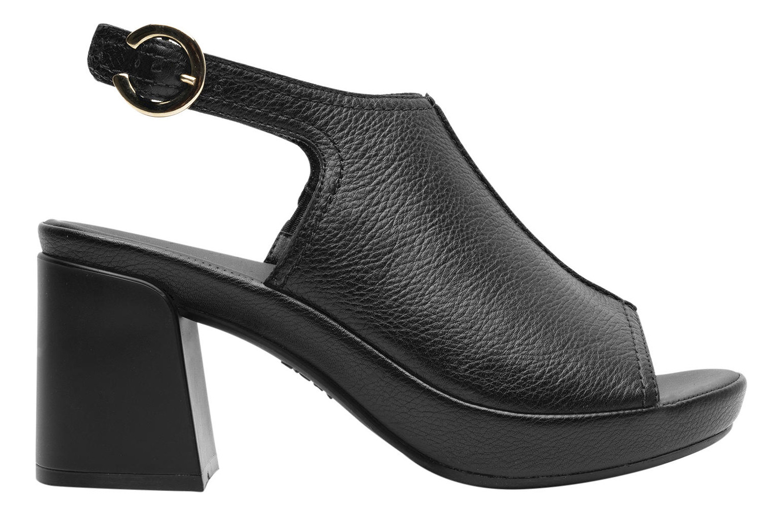 SANDALIAS MUJER FLEXI CUERO 122703 NEGRA BIRGIT - 1