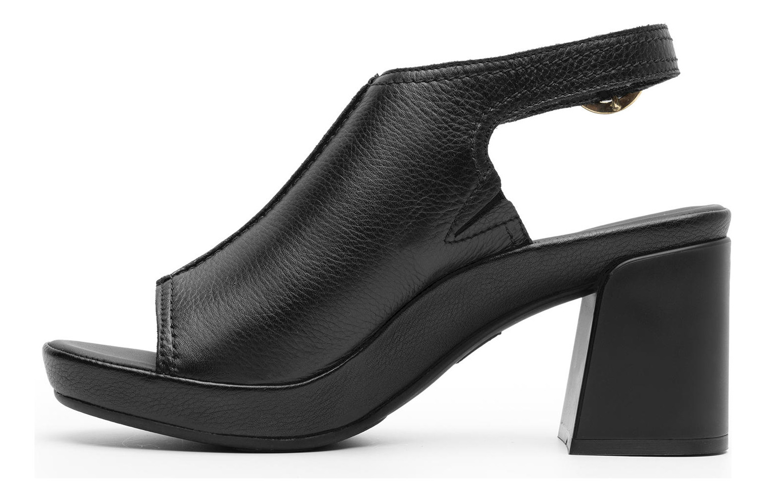 SANDALIAS MUJER FLEXI CUERO 122703 NEGRA BIRGIT - 3