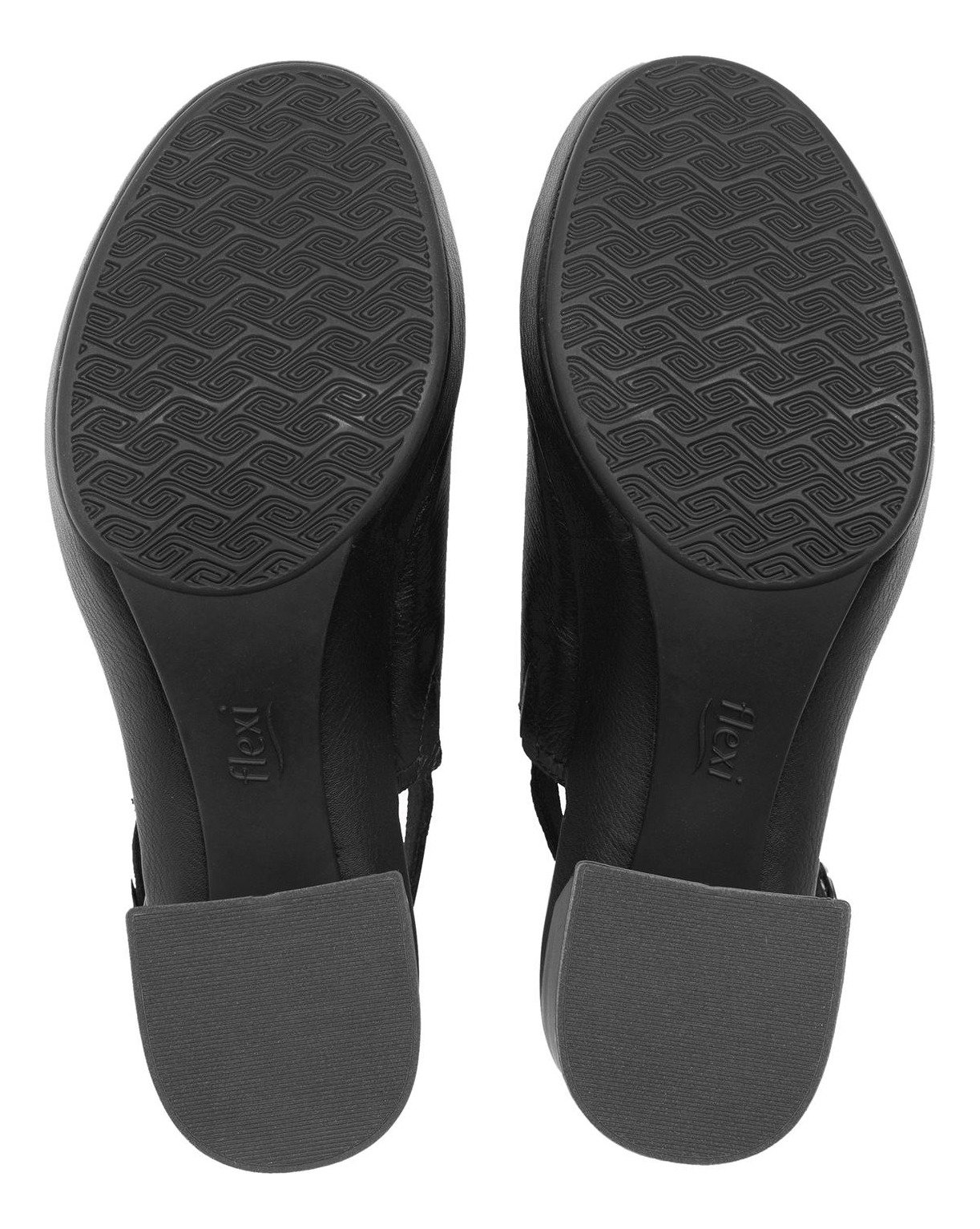 SANDALIAS MUJER FLEXI CUERO 122703 NEGRA BIRGIT - 7