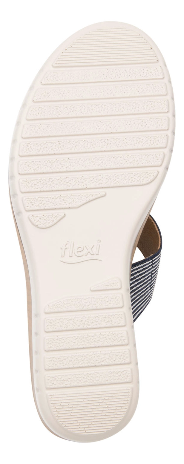 SANDALIAS MUJER FLEXI TEXTIL AZUL EMILY - 7