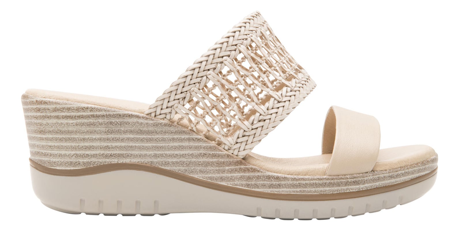 SANDALIAS MUJER FLEXI CUERO EMILY BEIGE - 1