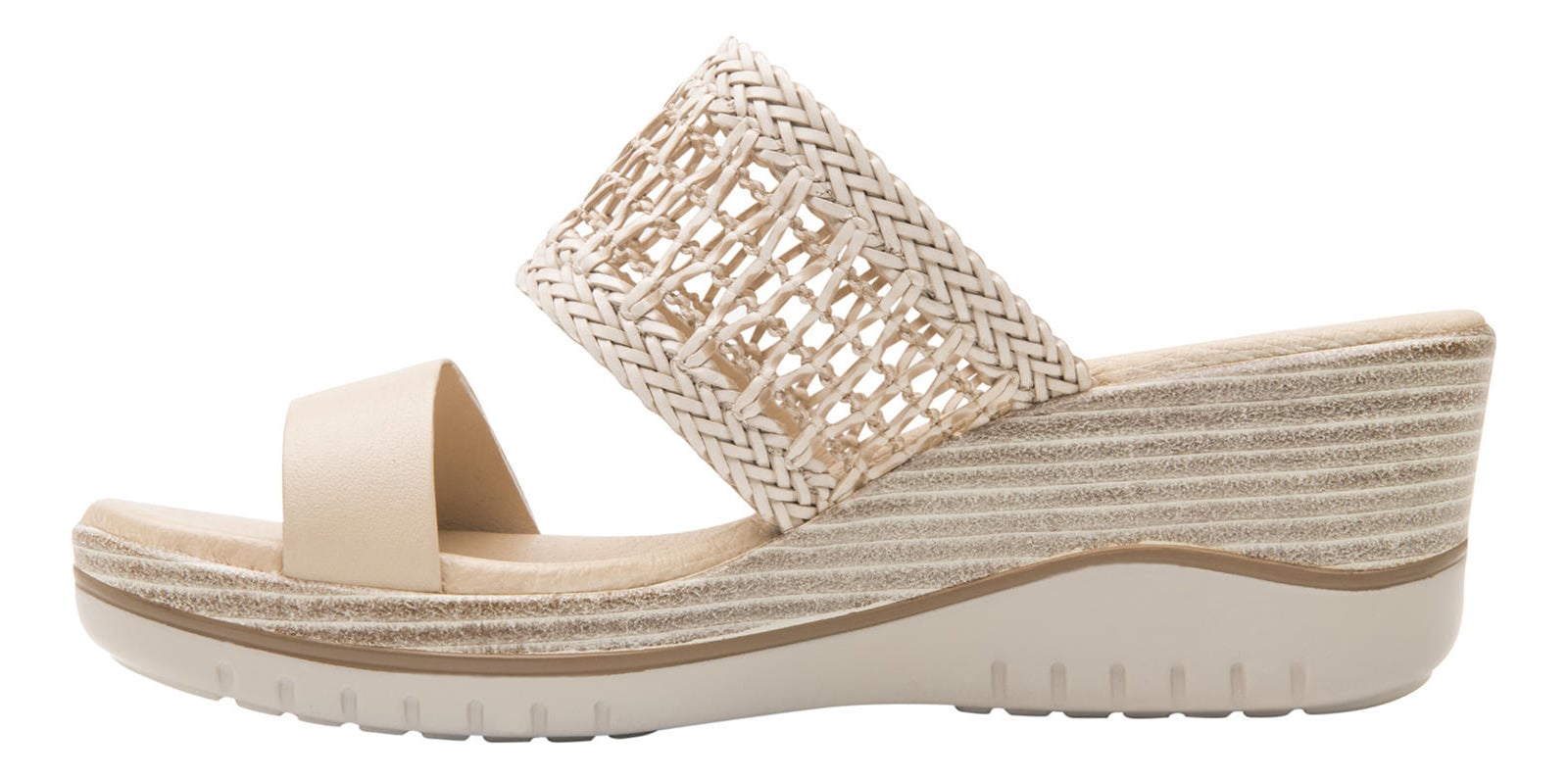 SANDALIAS MUJER FLEXI CUERO EMILY BEIGE - 4