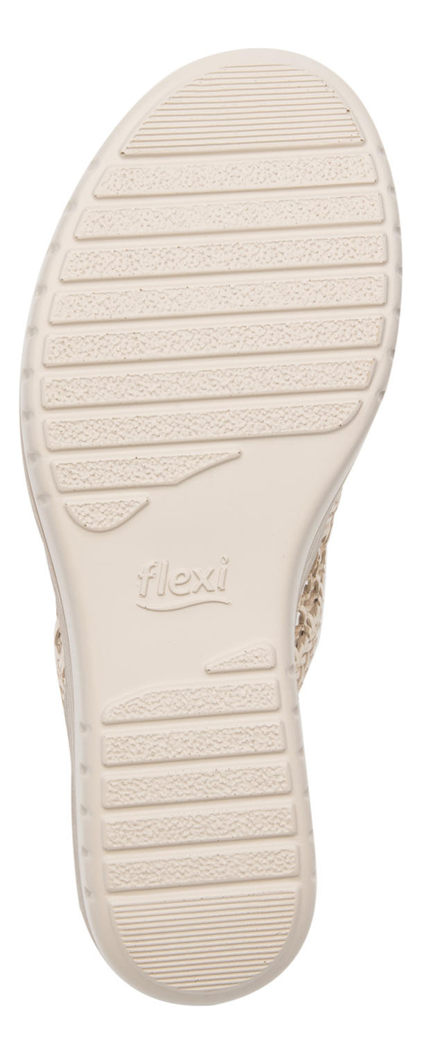 SANDALIAS MUJER FLEXI CUERO EMILY BEIGE - 7
