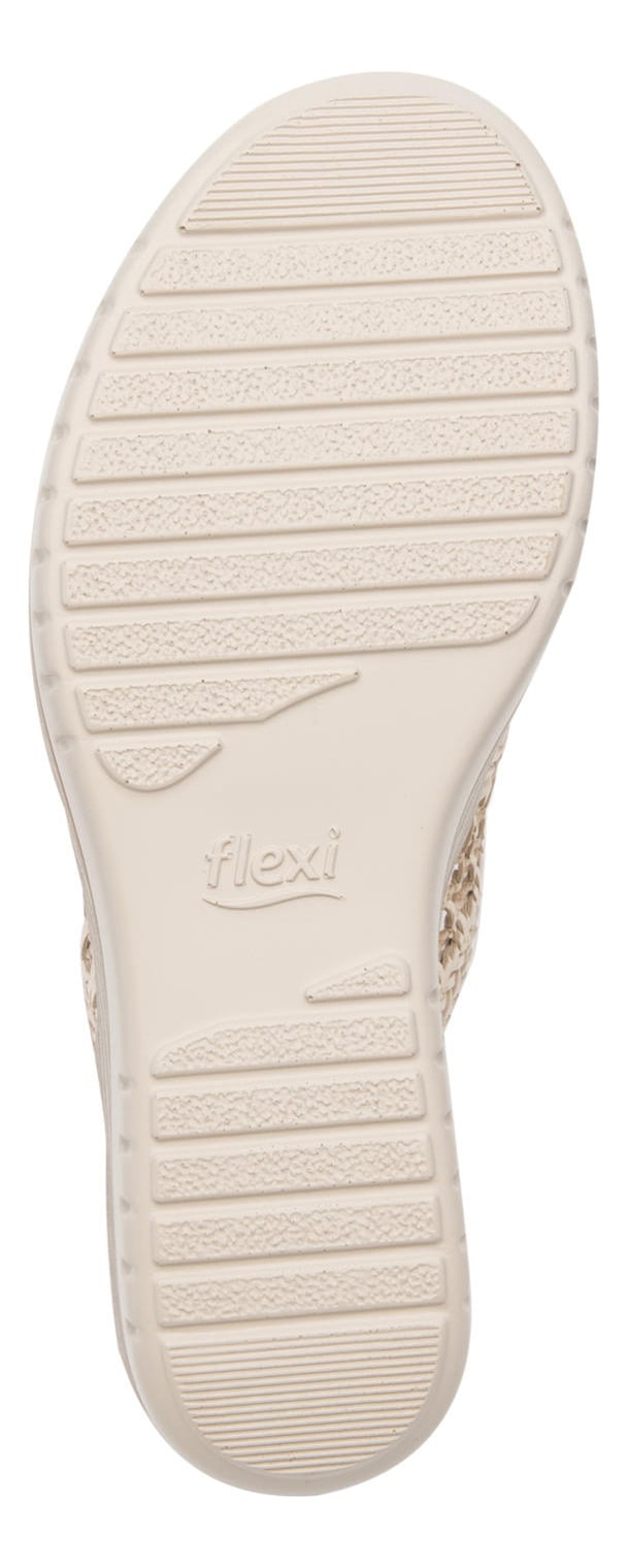 SANDALIAS MUJER FLEXI CUERO EMILY BEIGE - 7
