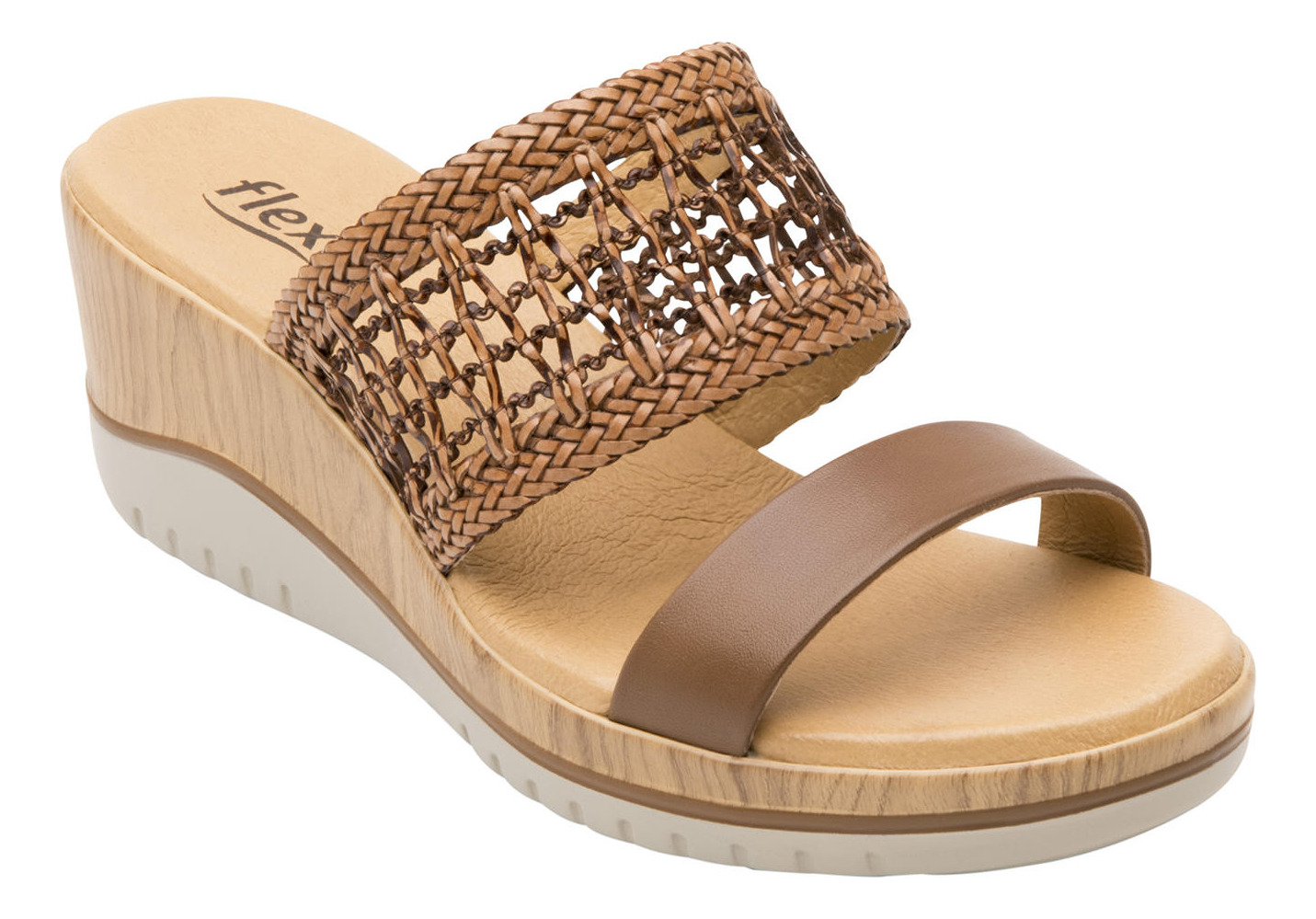 SANDALIAS MUJER FLEXI CAFE CUERO EMILY - 2