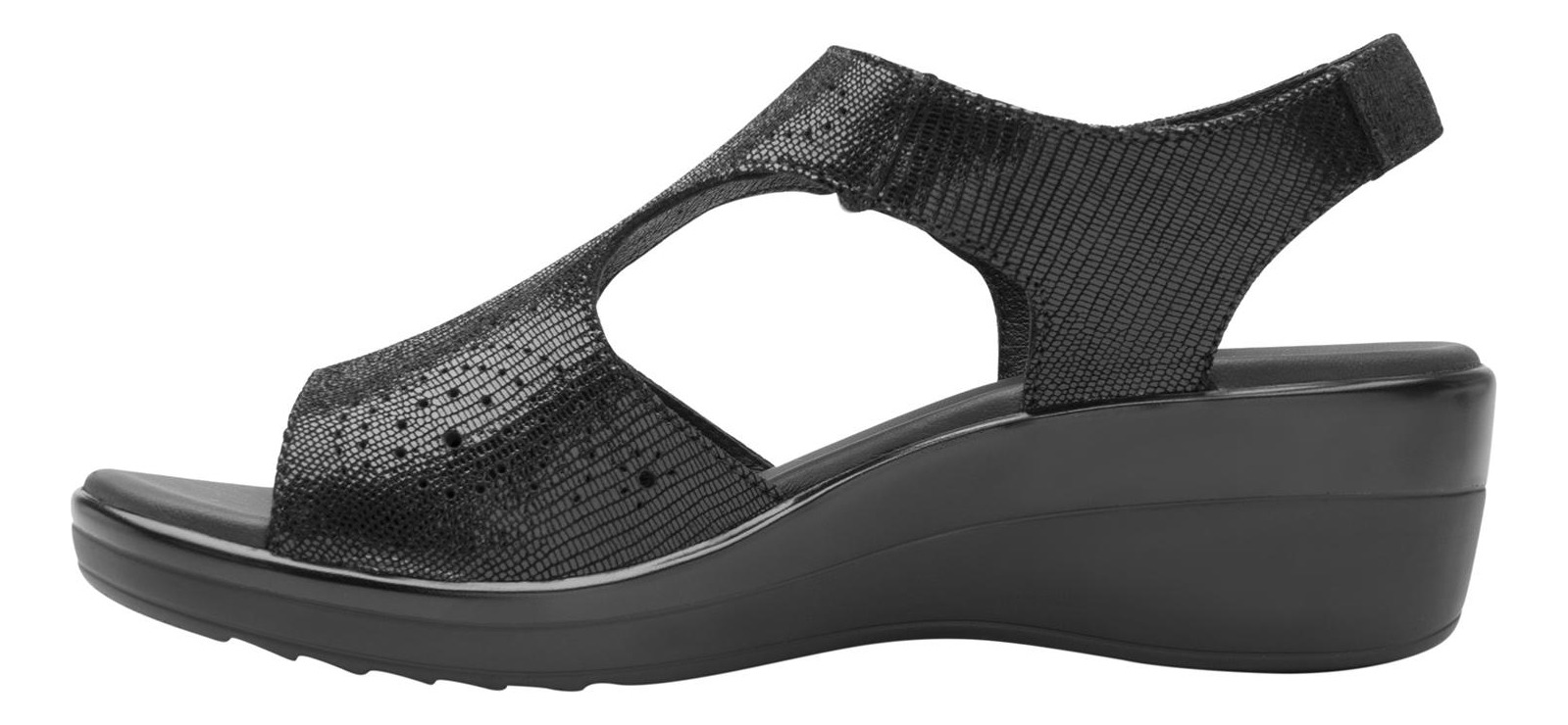 SANDALIAS MUJER FLEXI CUERO NEGRO AMAPOLA - 7