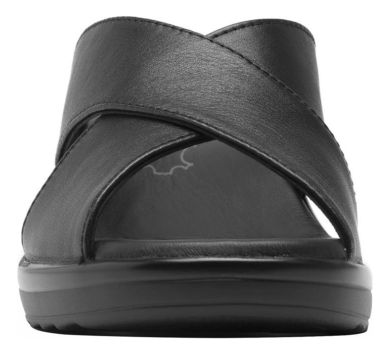 SANDALIAS MUJER FLEXI CUERO NEGRO AMAPOLA - 7