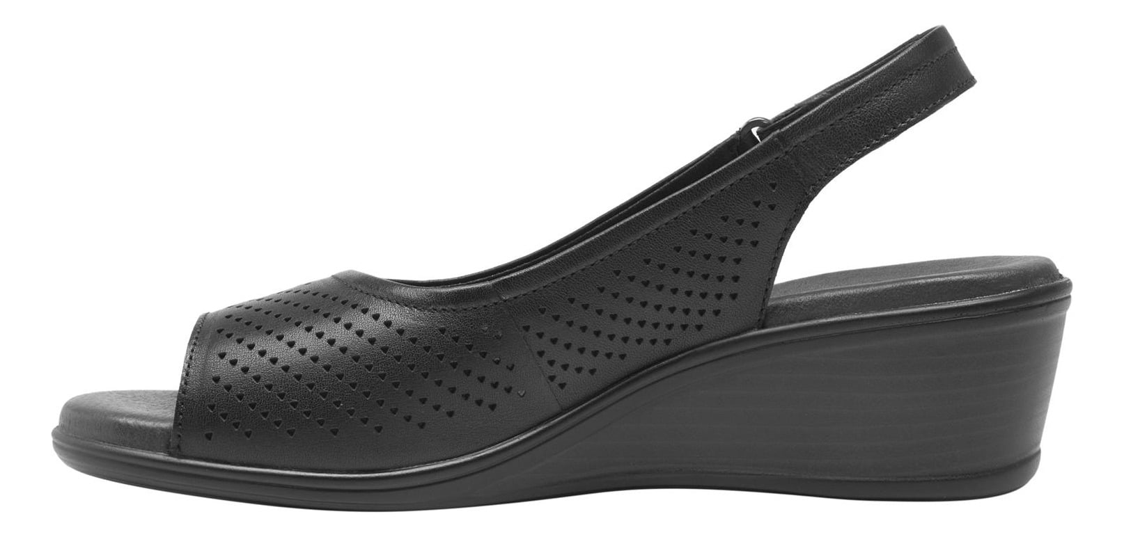 SANDALIAS MUJER FLEXI CUERO NEGRO ZURA - 3