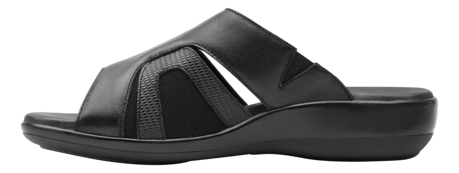 SANDALIAS MUJER FLEXI CUERO NEGRO GAIA - 3