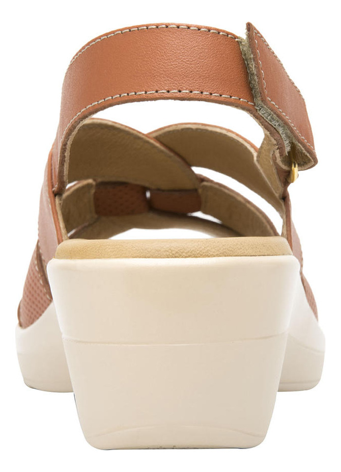 SANDALIAS MUJER FLEXI CUERO AMAPOLA ROSA - 5