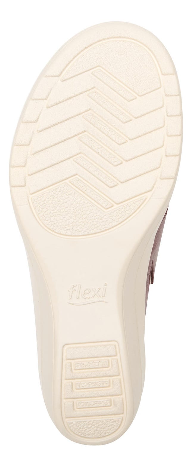 SANDALIAS MUJER FLEXI CUERO ROJO AMAPOLA - 4