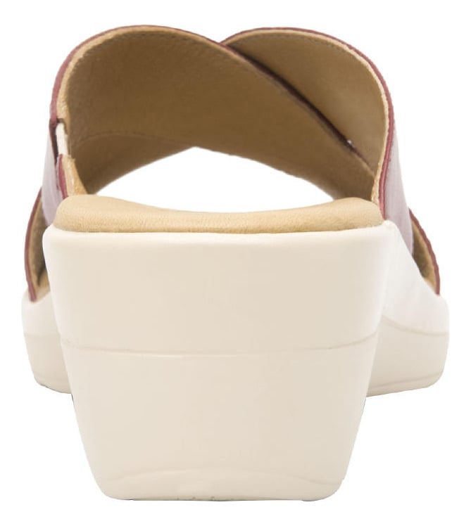 SANDALIAS MUJER FLEXI CUERO ROJO AMAPOLA - 5