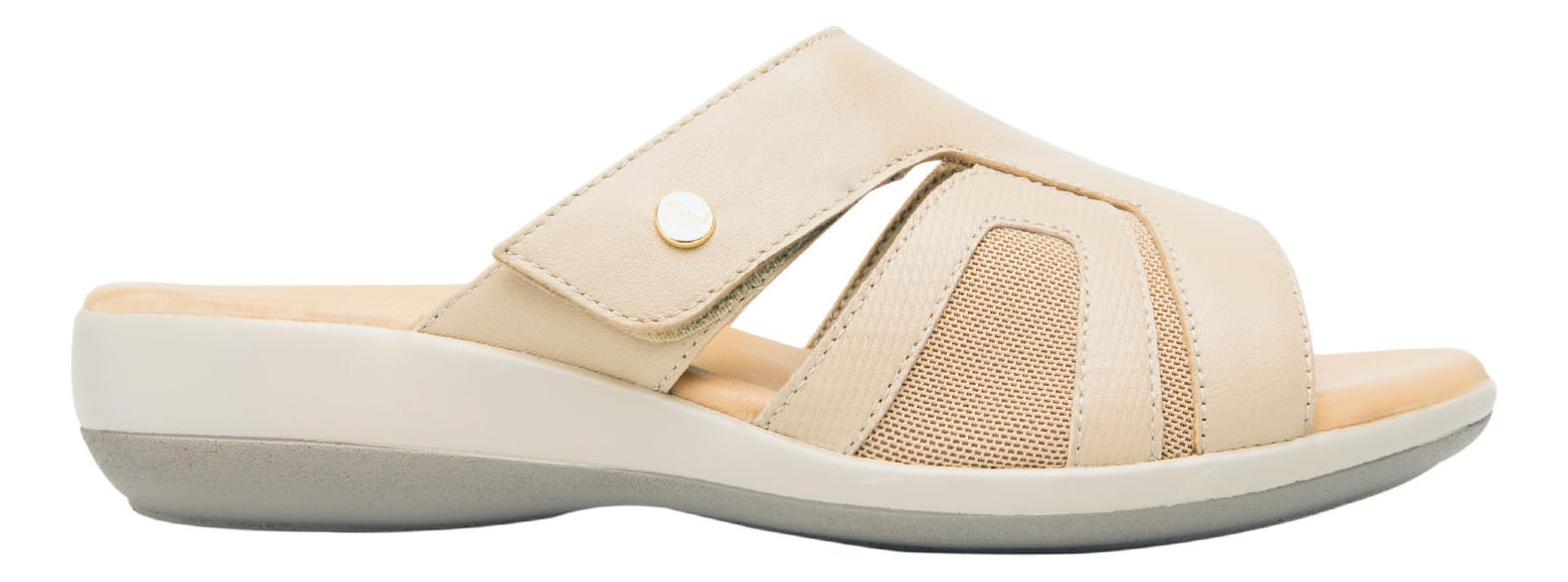 SANDALIAS MUJER FLEXI CUERO BEIGE GAIA - 1