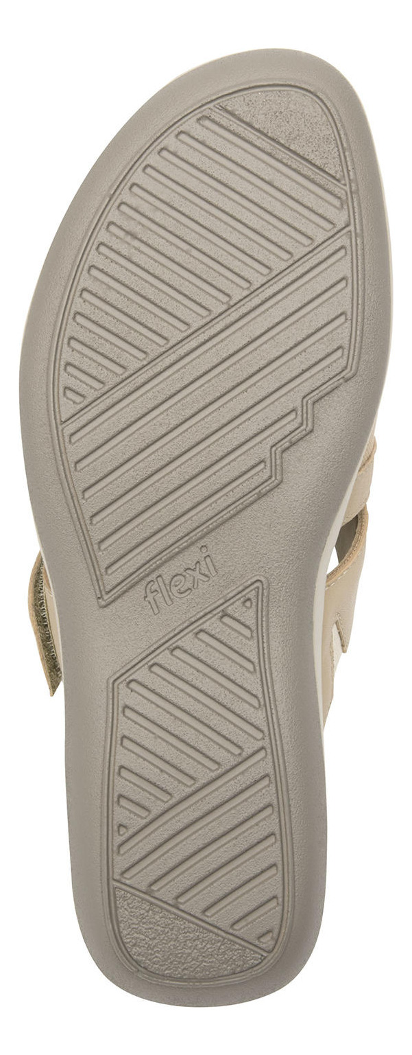 SANDALIAS MUJER FLEXI CUERO BEIGE GAIA - 6