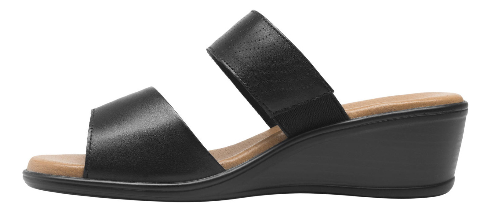SANDALIAS MUJER FLEXI CUERO NEGRO ZURA - 3