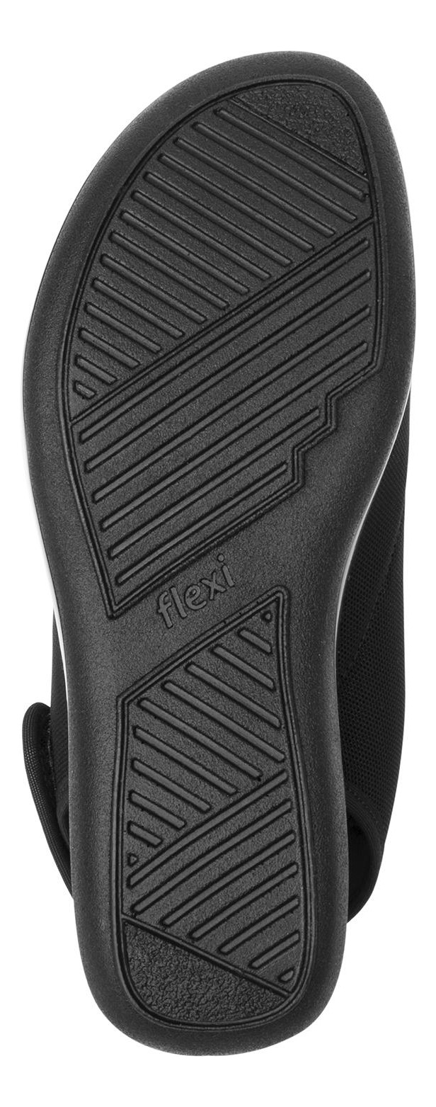 SANDALIAS MUJER FLEXI TEXTIL NEGRO GAIA - 7