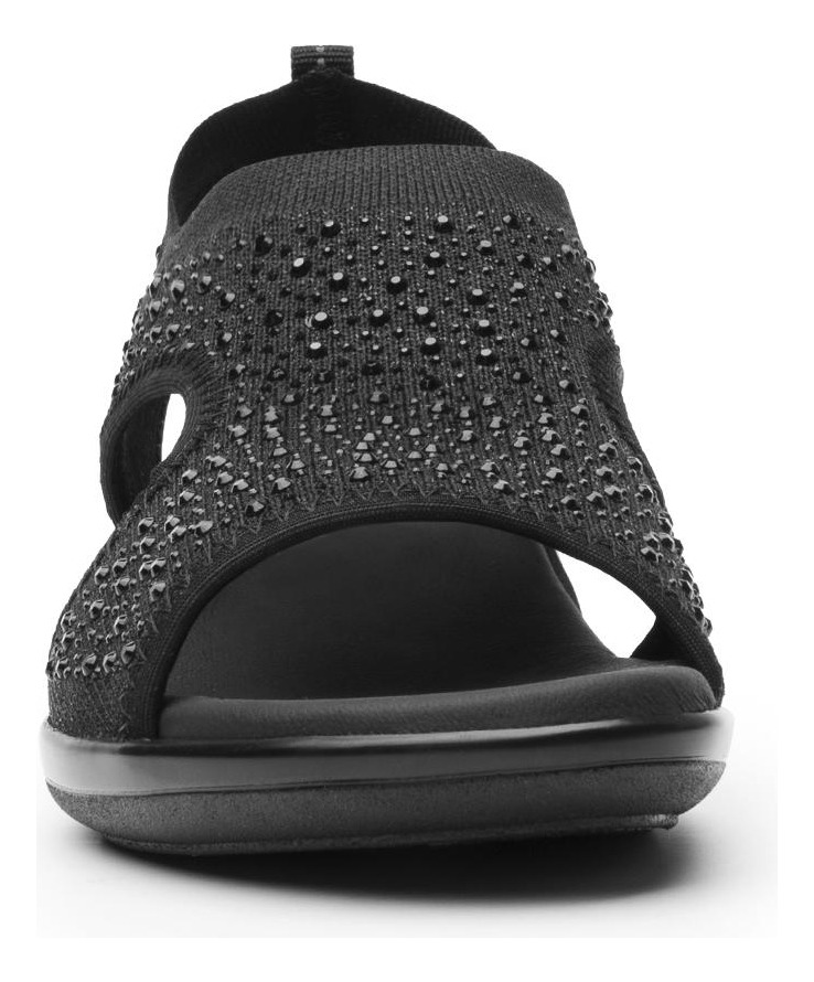 SANDALIAS MUJER FLEXI TEXTIL NEGRO GAIA - 5