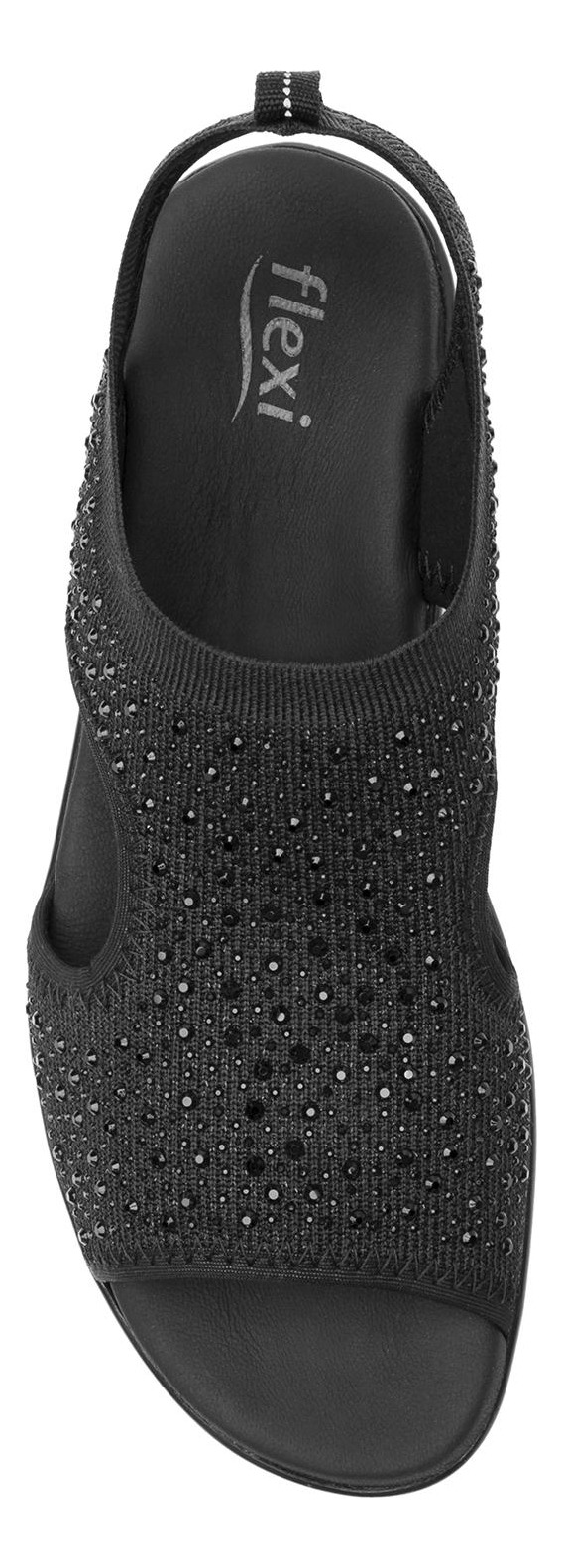 SANDALIAS MUJER FLEXI TEXTIL NEGRO GAIA - 6