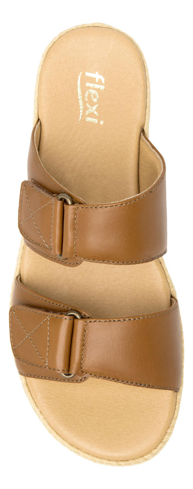 SANDALIA FLEXI MUJER CUERO PEONIA CAFE - 6