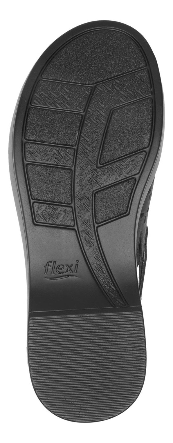 SANDALIA FLEXI MUJER CUERO DOHA NEGRO - 7