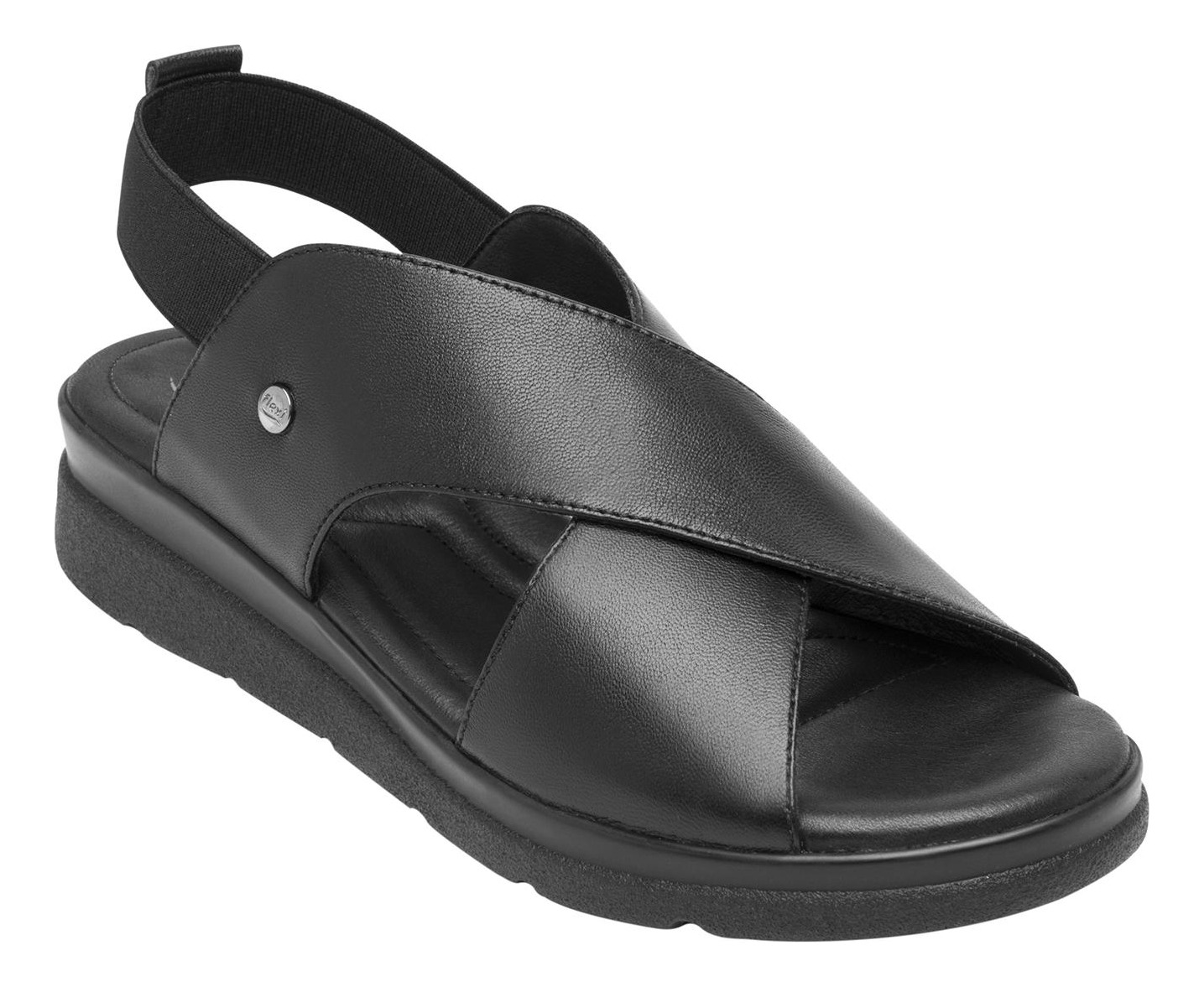 SANDALIAS MUJER FLEXI CUERO NEGRO DARIANA - 2