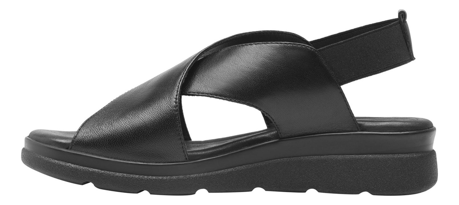 SANDALIAS MUJER FLEXI CUERO NEGRO DARIANA - 3