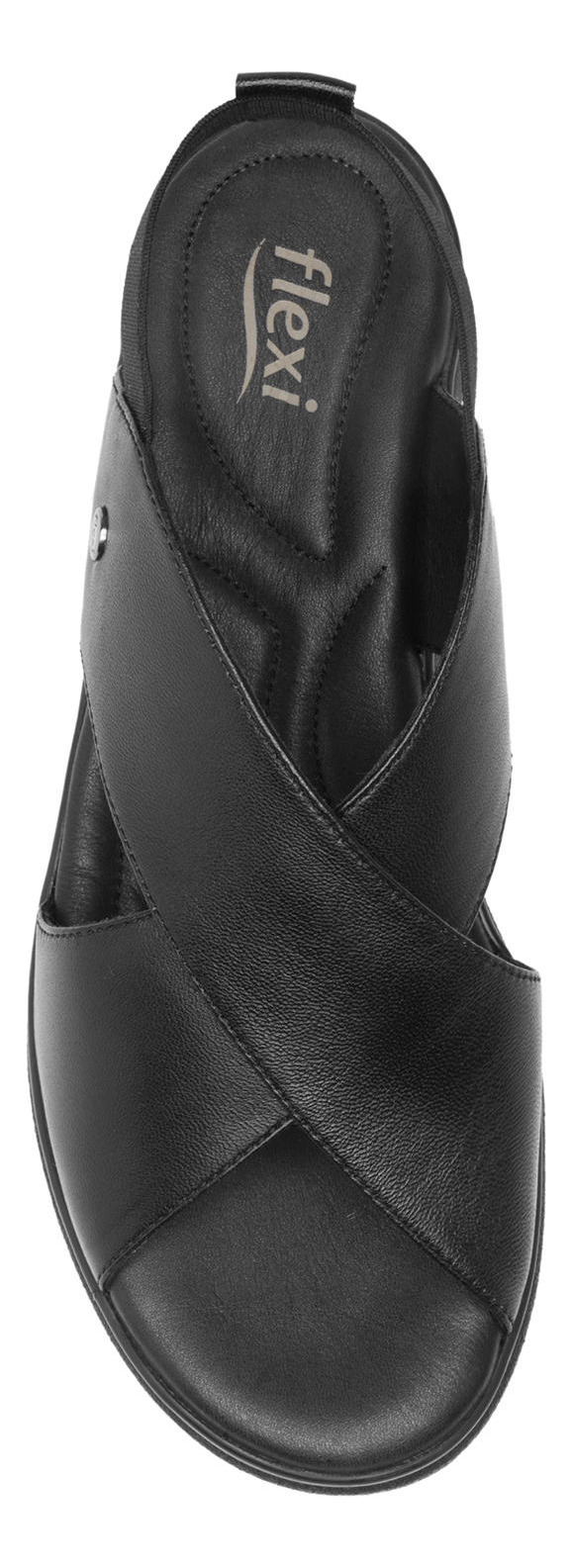SANDALIAS MUJER FLEXI CUERO NEGRO DARIANA - 4