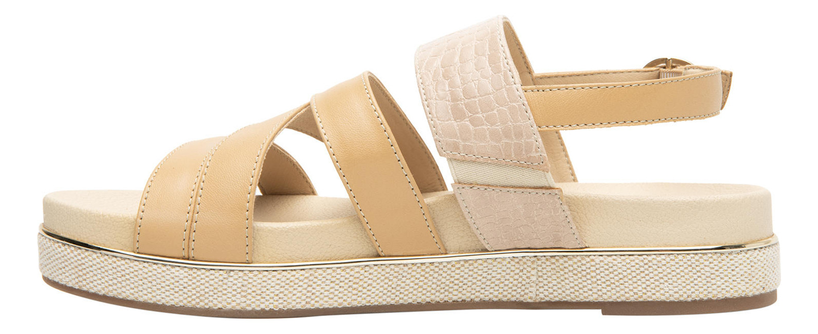 SANDALIAS MUJER FLEXI CUERO DEYNA NARANJA - 4