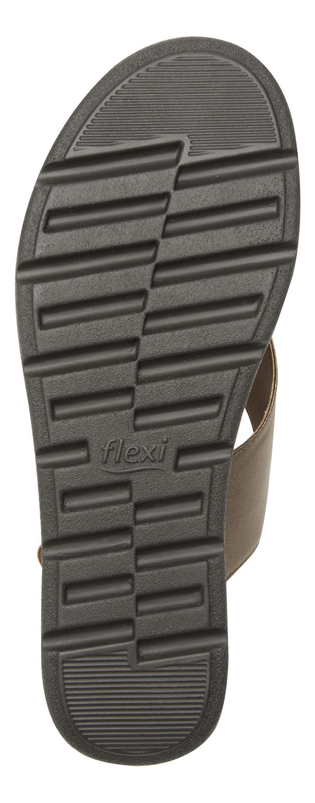 SANDALIAS MUJER FLEXI CUERO DARIANA CAFÉ - 3