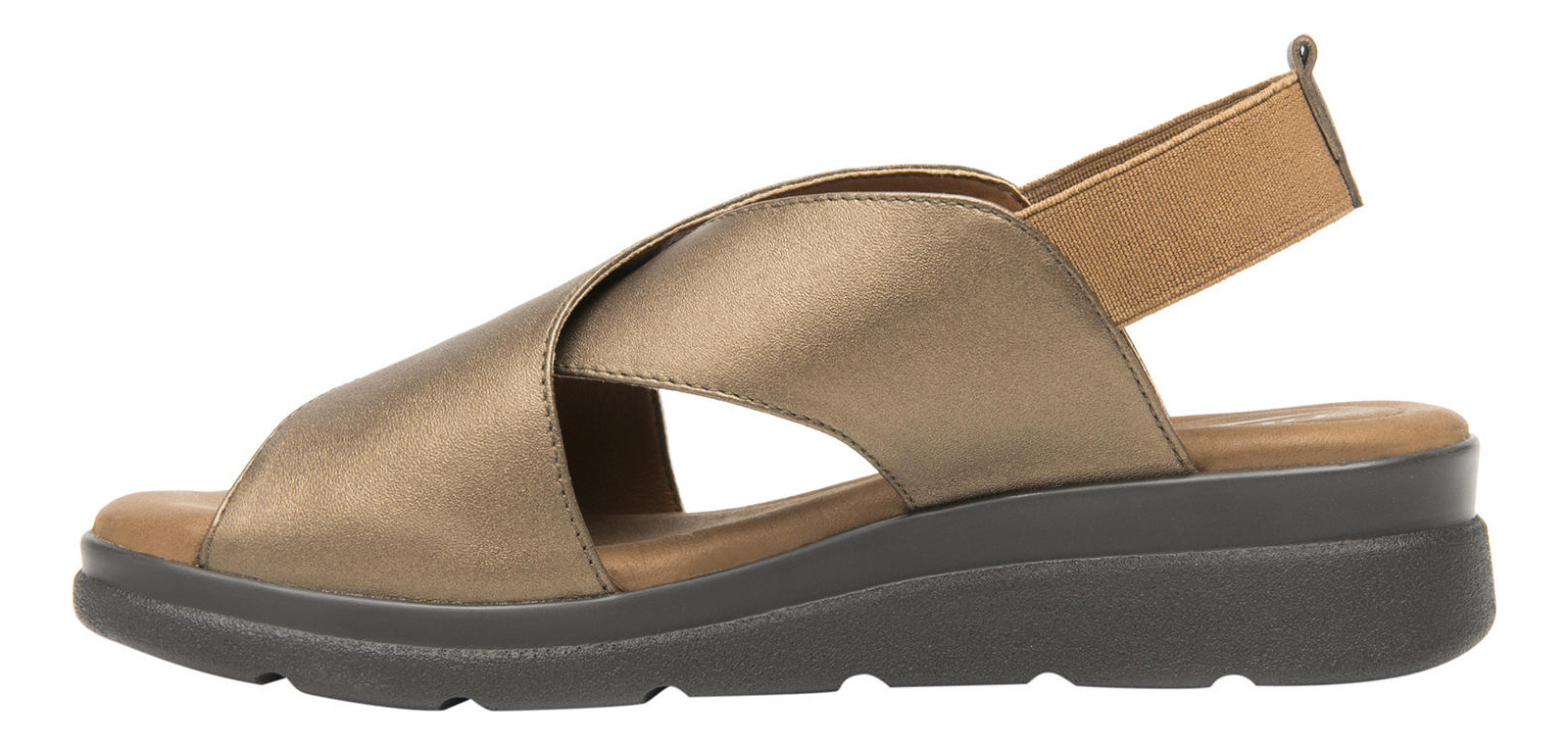 SANDALIAS MUJER FLEXI CUERO DARIANA CAFÉ - 4