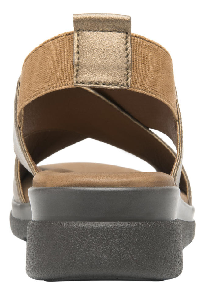 SANDALIAS MUJER FLEXI CUERO DARIANA CAFÉ - 7