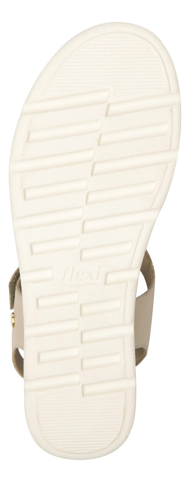 SANDALIAS MUJER FLEXI CUERO BEIGE DARIANA - 3
