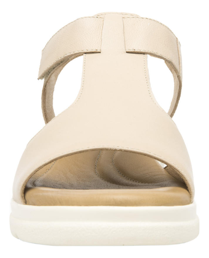 SANDALIAS MUJER FLEXI CUERO BEIGE DARIANA - 5