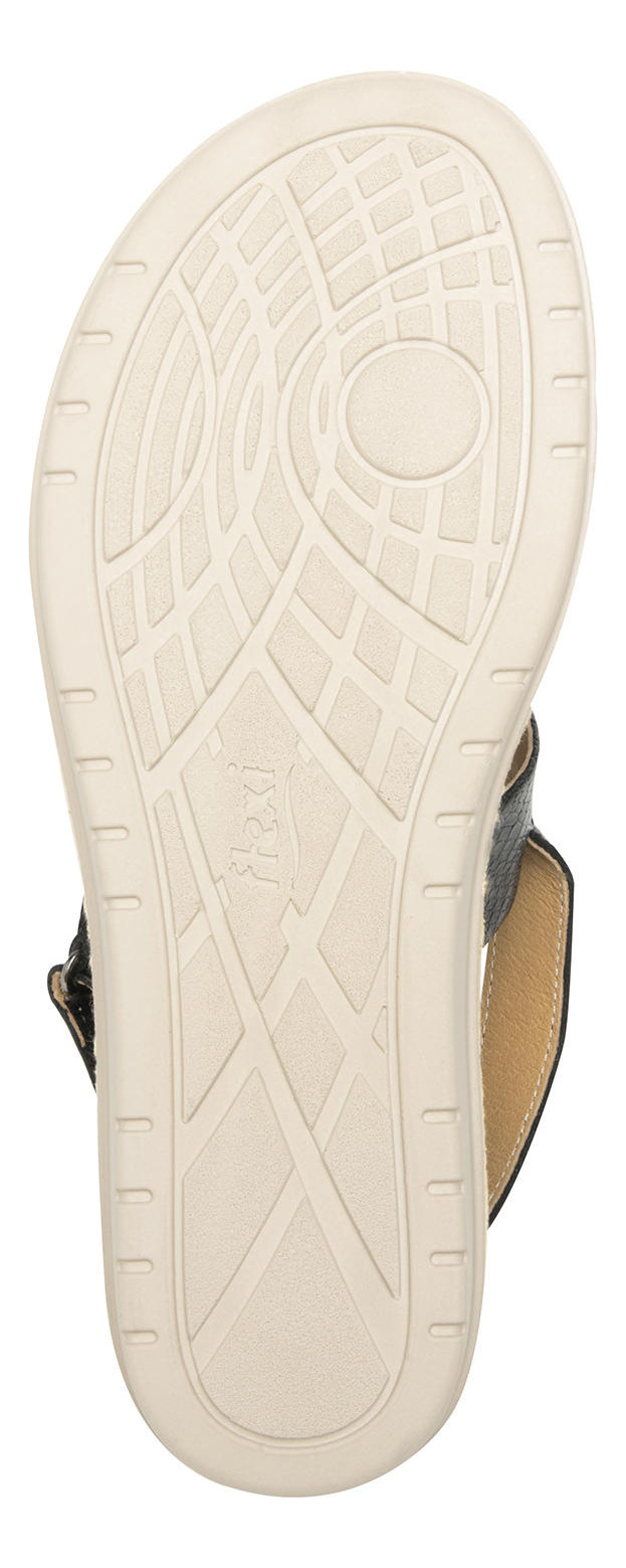 SANDALIAS MUJER FLEXI NEGRO CUERO PEONIA - 3