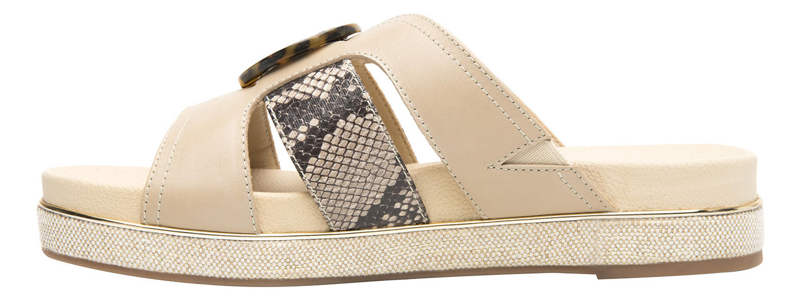 SANDALIAS MUJER FLEXI CUERO BEIGE DEYNA - 4