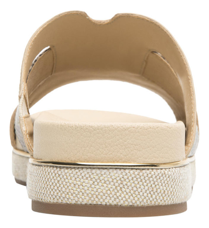 SANDALIAS MUJER FLEXI CUERO BEIGE DEYNA - 5