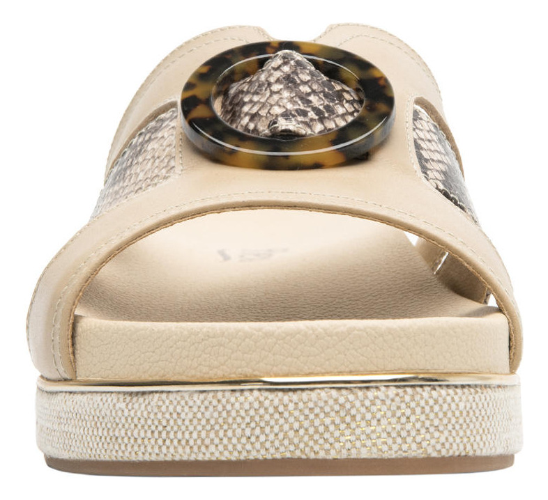 SANDALIAS MUJER FLEXI CUERO BEIGE DEYNA - 7