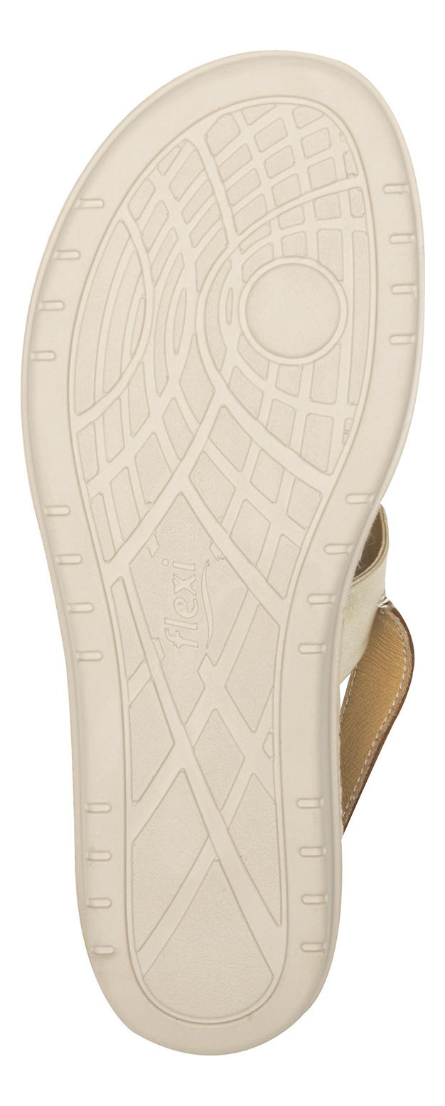 SANDALIAS MUJER FLEXI CUERO PEONIA CAFÉ - 3