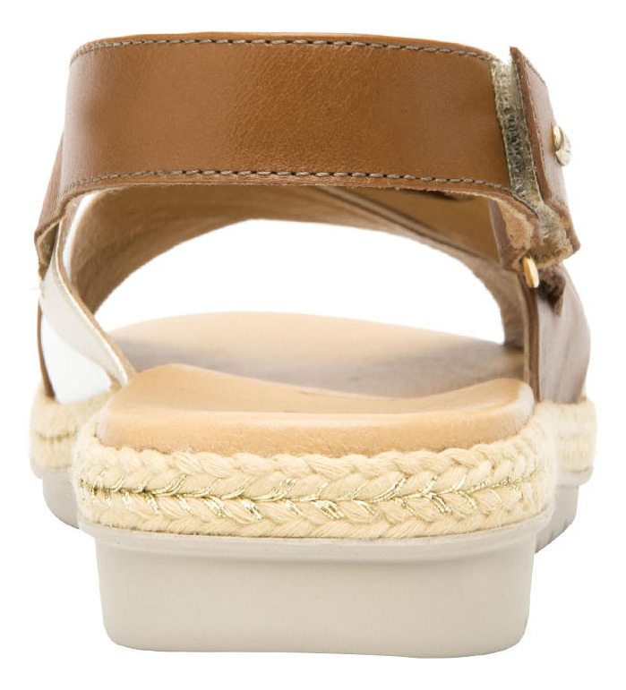 SANDALIAS MUJER FLEXI CUERO PEONIA CAFÉ - 6