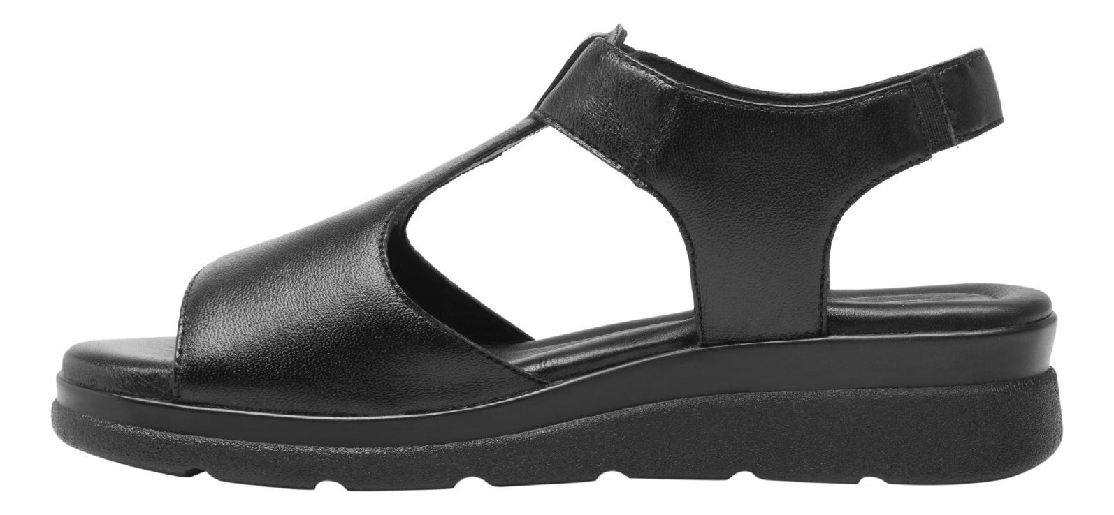 SANDALIAS MUJER FLEXI CUERO NEGRO DARIANA - 3